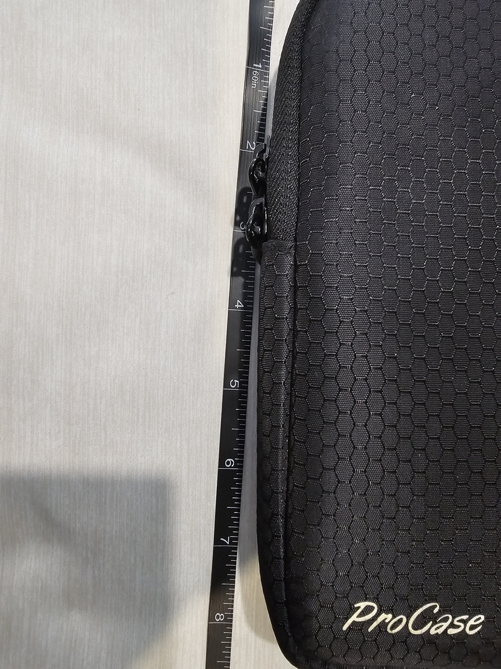 ProCase Black Laptop Sleeve with Honeycomb Texture - Picture 3 of 3